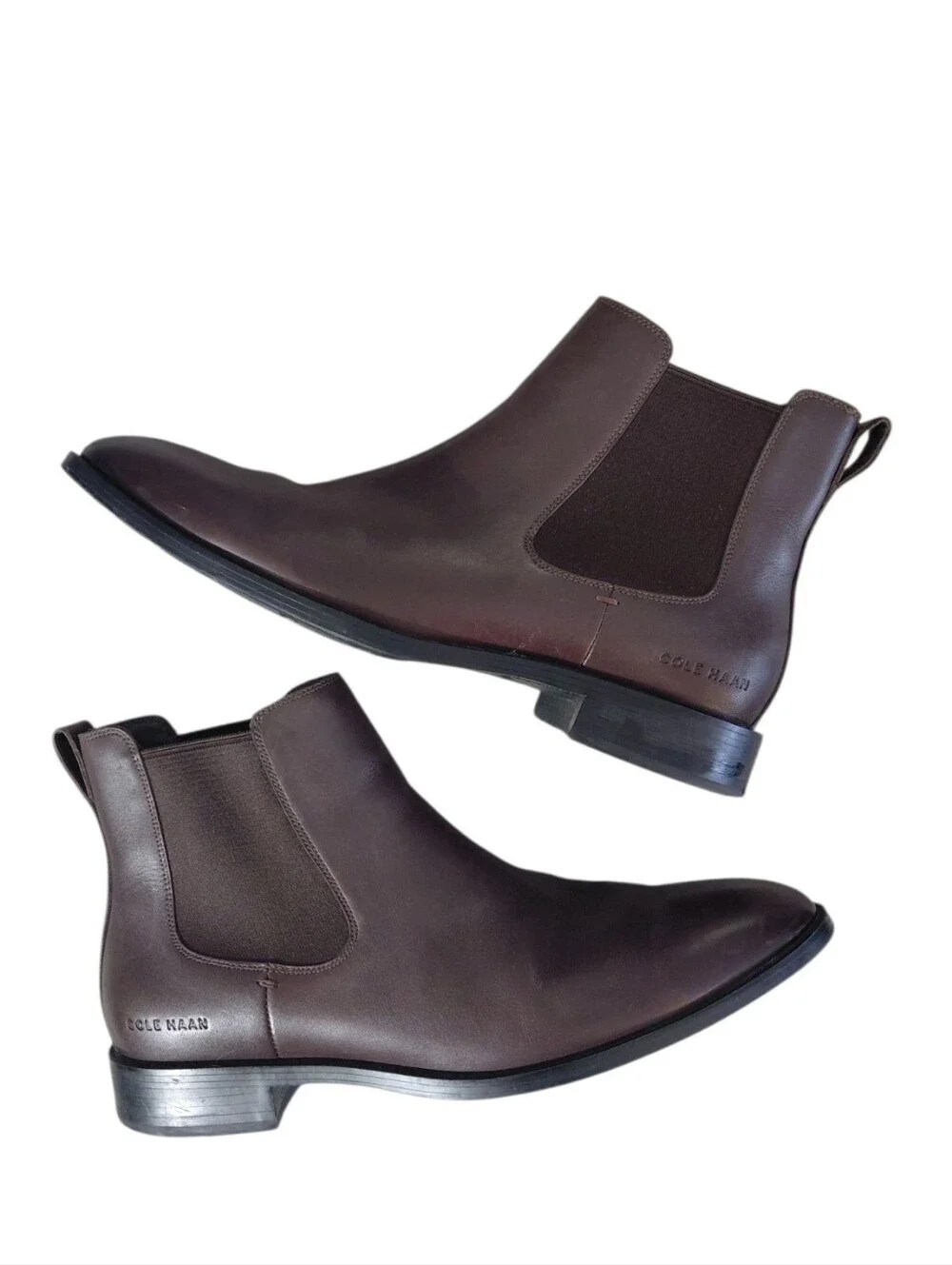 Cole Haan Brown Leather Chelsea Boots Men's Size 10.5 Slip On Boots